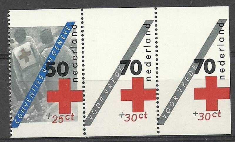 Znaczek Holandia 1983 Mi 1236C+1239C,D Czyste **