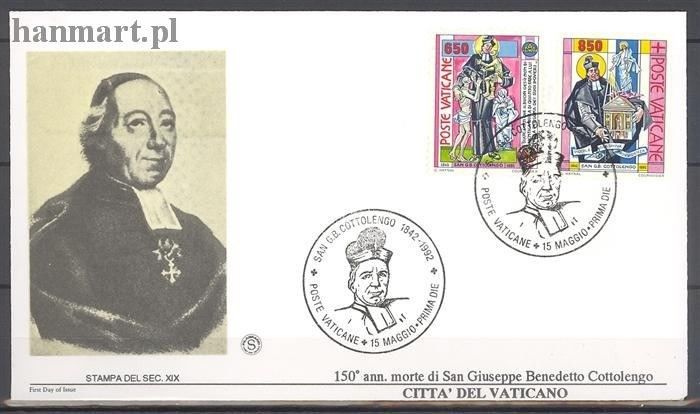 Znaczek Watykan 1992 Mi 1058-1059 FDC
