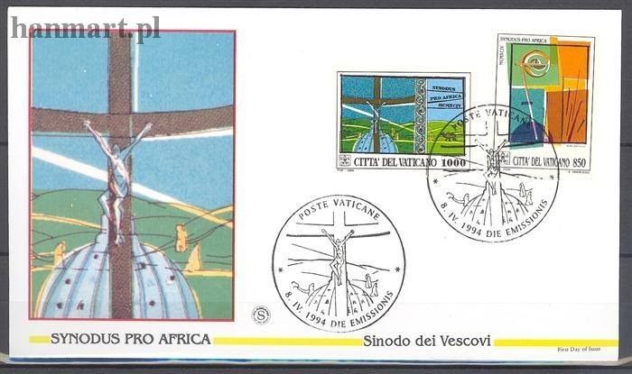 Znaczek Watykan 1994 Mi 1116-1117 FDC