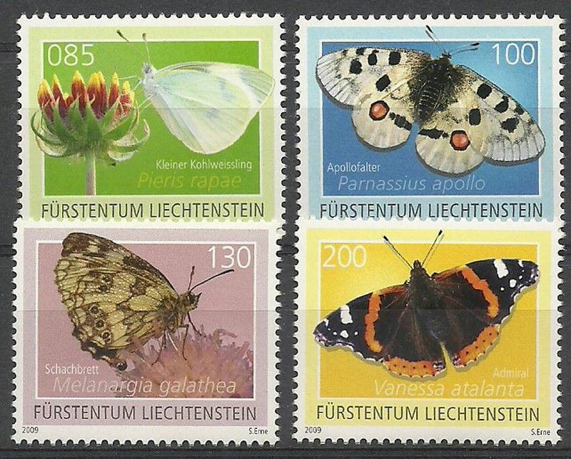 Znaczek Liechtenstein 2009 Mi 1528-1531 Czyste **