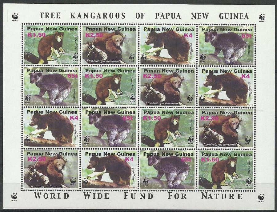 Znaczek Papua Nowa Gwinea 2003 Mi ark 1017-1020 Czyste **
