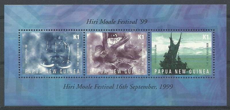 Znaczek Papua Nowa Gwinea 1999 Mi bl 16 Czyste **