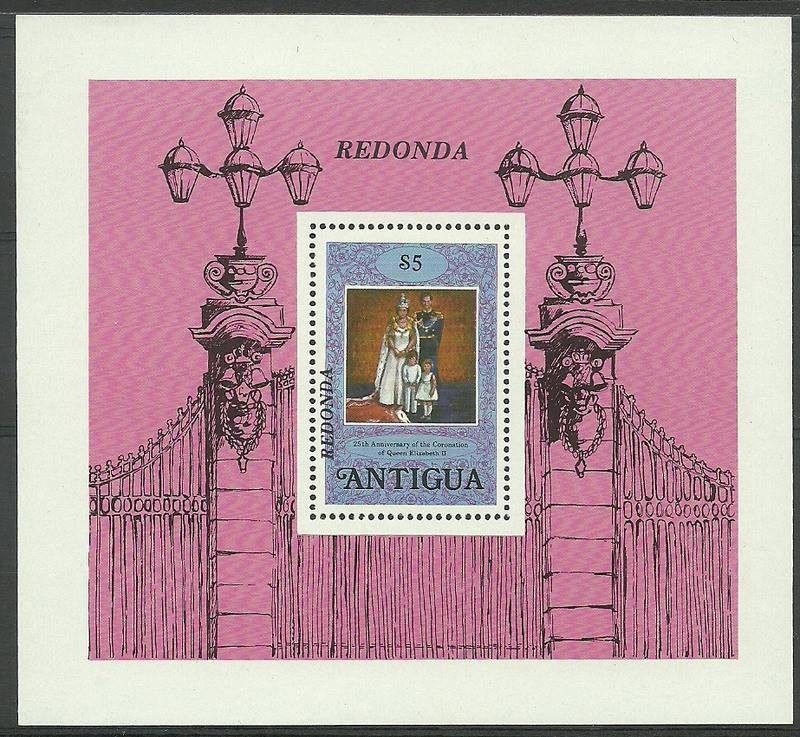 Znaczek Redonda 1985 Mi bl 27 Czyste **