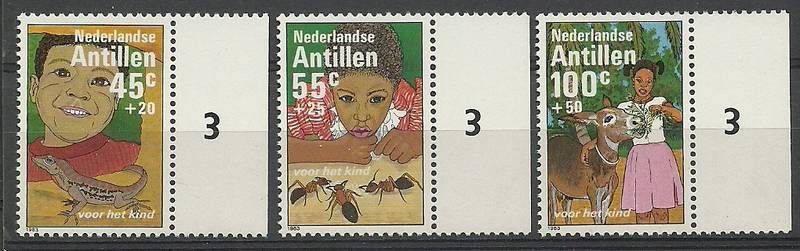 Znaczek Antyle Holenderskie 1983 Mi 500-502 Czyste **