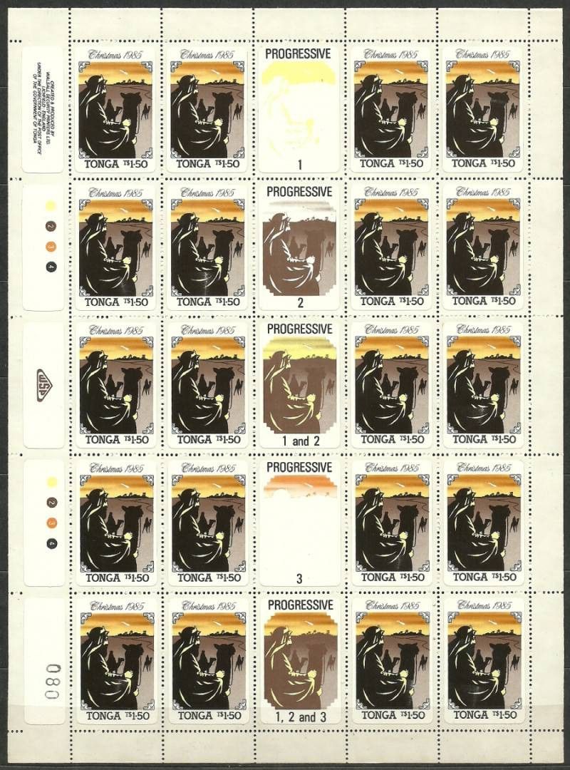 Znaczek Tonga 1985 Mi ark 930 Czyste **