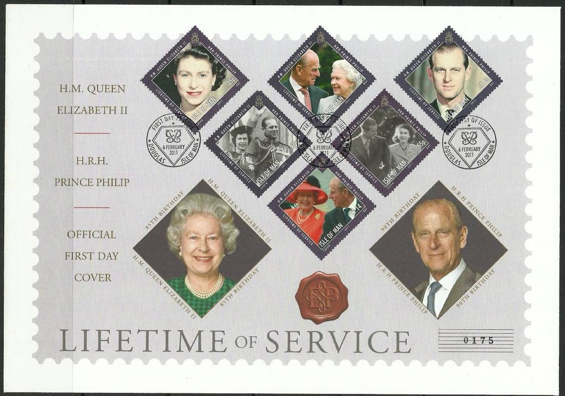 Znaczek Wyspa Man 2011 Mi 1652-1657 FDC