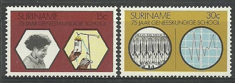 Znaczek Surinam 1974 Mi 671-672 Czyste **