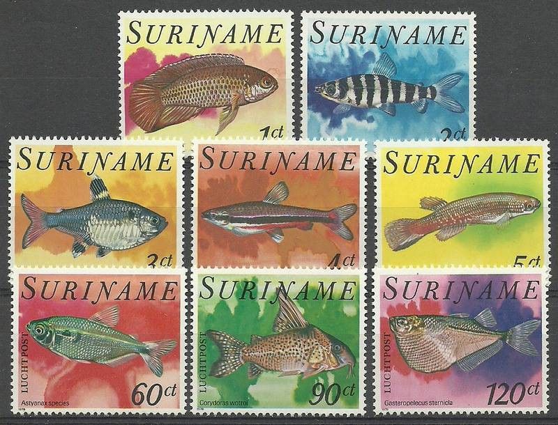 Znaczek Surinam 1978 Mi 827-834 Czyste **