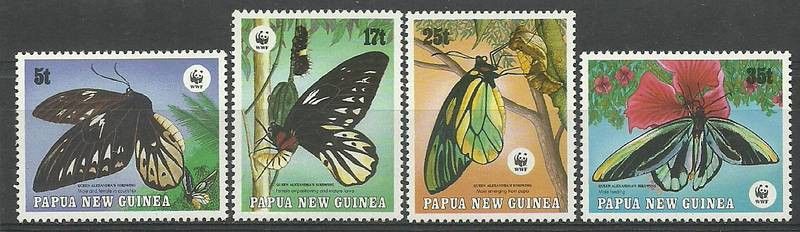 Znaczek Papua Nowa Gwinea 1988 Mi 574-577 Czyste **