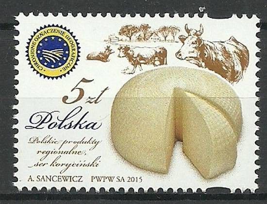 Znaczek Polska 2015 Mi 4777 Fi 4627 Czyste **