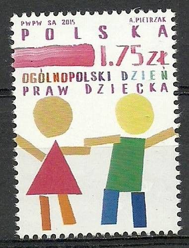 Znaczek Polska 2015 Mi 4806 Fi 4656 Czyste **