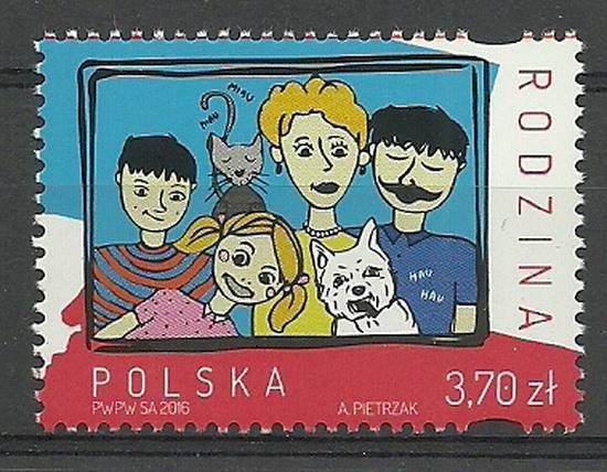 Znaczek Polska 2016 Mi 4838 Fi 4688 Czyste **