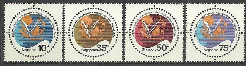Znaczek Singapur 1983 Mi 432-435 Czyste **