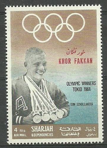 Znaczek Khor Fakkan 1969 Mi 224 Czyste **