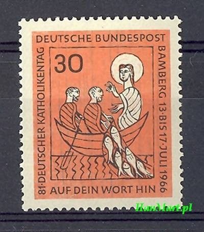 Znaczek Niemcy 1966 Mi 515 Czyste **