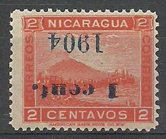 Znaczek Nikaragua 1904 Mi IXa Czyste **