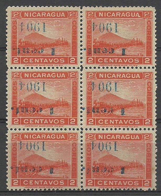 Znaczek Nikaragua 1904 Mi IXb Czyste **