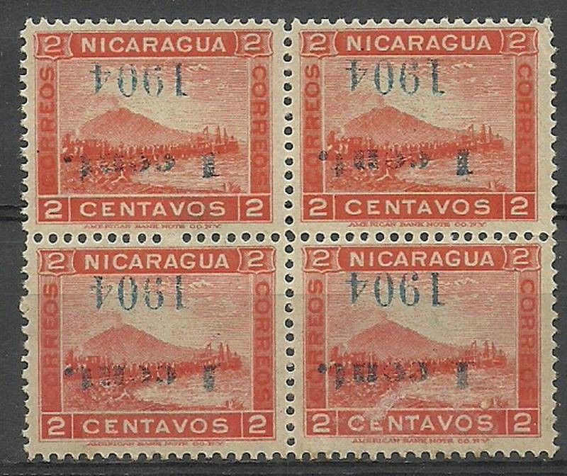Znaczek Nikaragua 1904 Mi IXb Czyste **