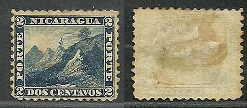 Znaczek Nikaragua 1862 Mi 1 Z podlepką *