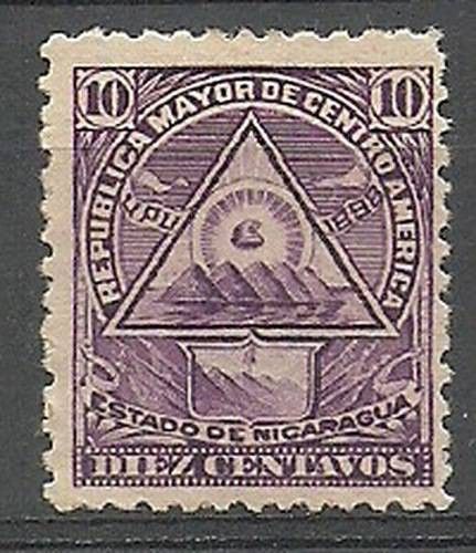 Znaczek Nikaragua 1898 Mi 102x Z podlepką *