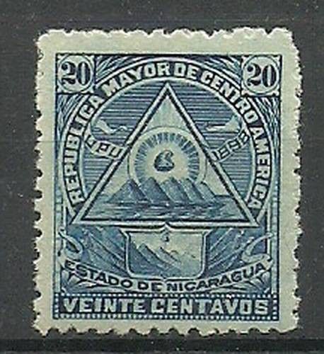 Znaczek Nikaragua 1898 Mi 104x Z podlepką *