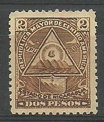 Znaczek Nikaragua 1898 Mi 107y Z podlepką *