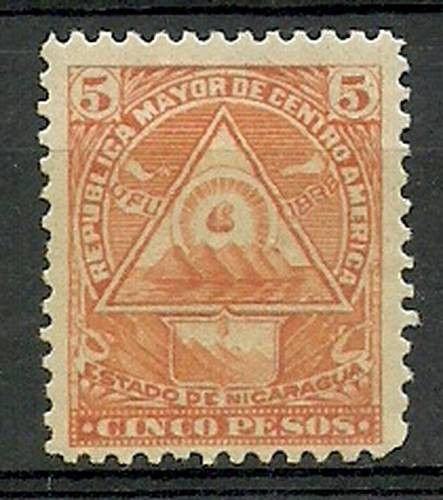 Znaczek Nikaragua 1898 Mi 108x Z podlepką *