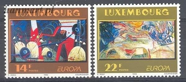 Znaczek Luksemburg 1993 Mi 1318-1319 Czyste **