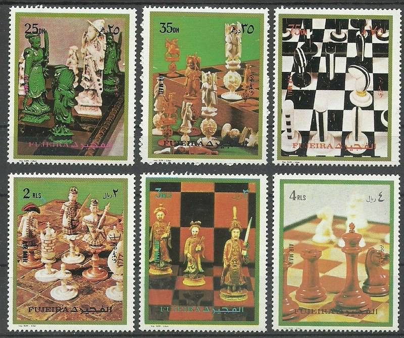 Znaczek Fujeira / Fudżajra 1973 Mi 1319-1324 Czyste **