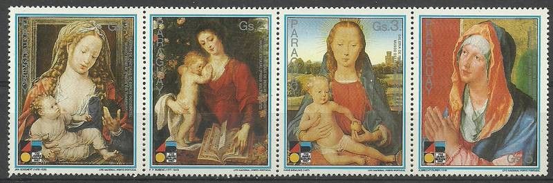 Znaczek Paragwaj 1988 Mi 4207-4210 Czyste **