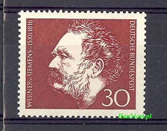 Znaczek Niemcy 1966 Mi 528 Czyste **