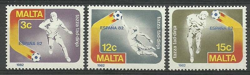 Znaczek Malta 1982 Mi 663-665 Czyste **