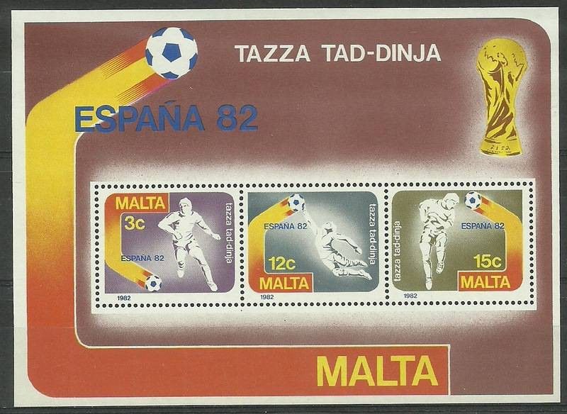Znaczek Malta 1982 Mi bl 7 Czyste **