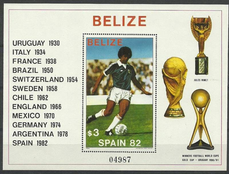 Znaczek Belize 1981 Mi bl 46 Czyste **