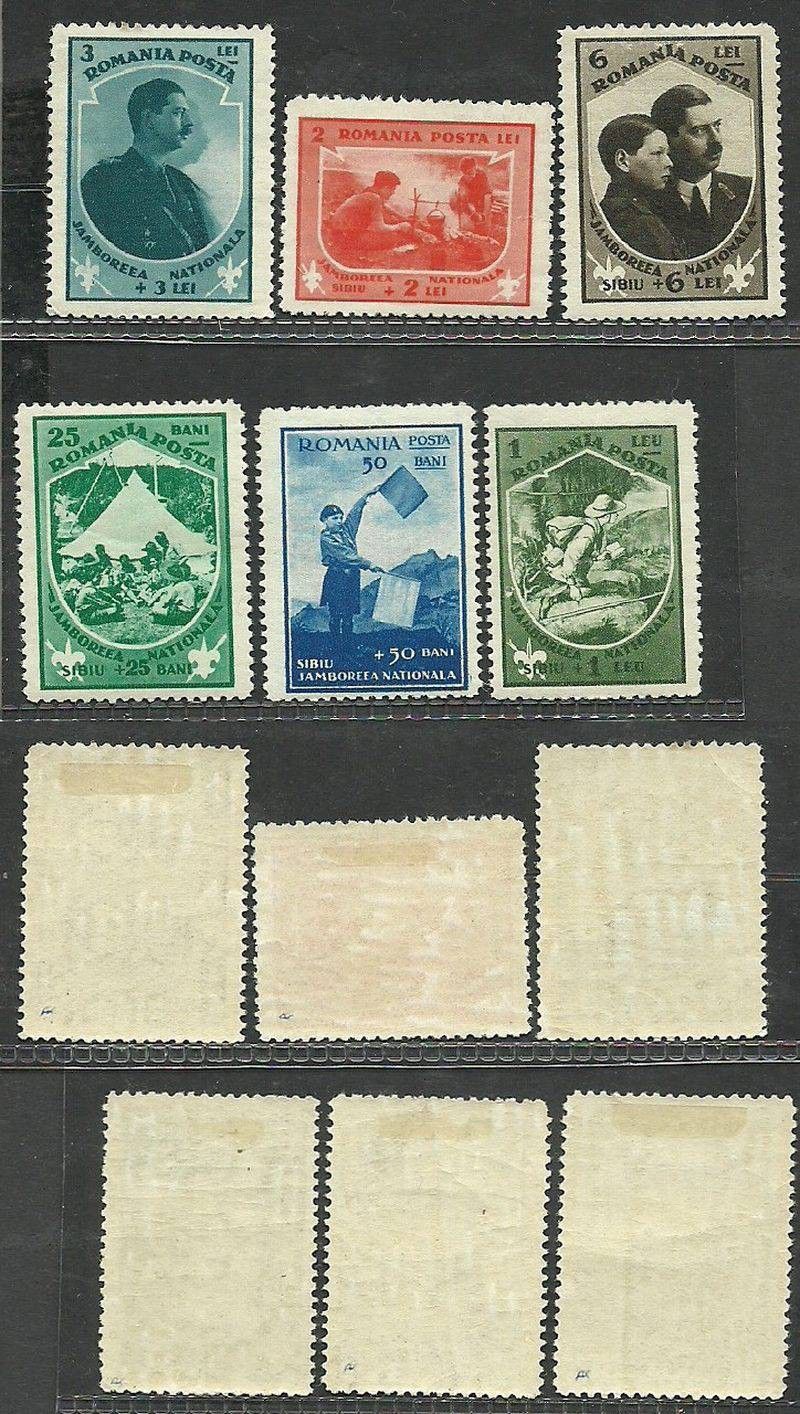 Znaczek Rumunia 1932 Mi 437-442 Z podlepką *