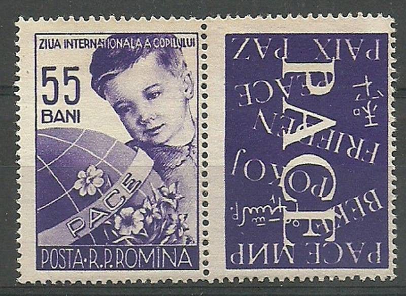 Znaczek Rumunia 1956 Mi zf 1578 Z podlepką *