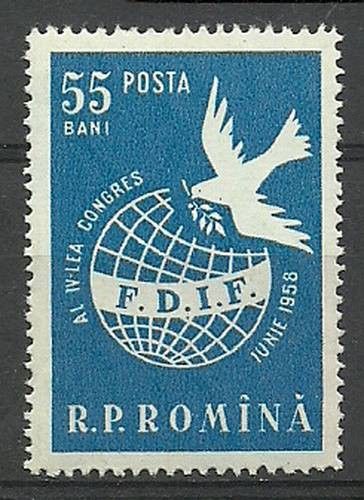 Znaczek Rumunia 1958 Mi 1708 Czyste **