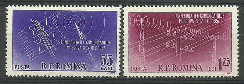 Znaczek Rumunia 1958 Mi 1699-1700 Czyste **