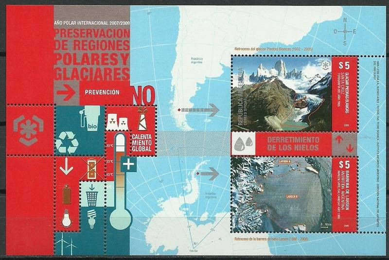 Znaczek Argentyna 2009 Mi bl 105 Czyste **