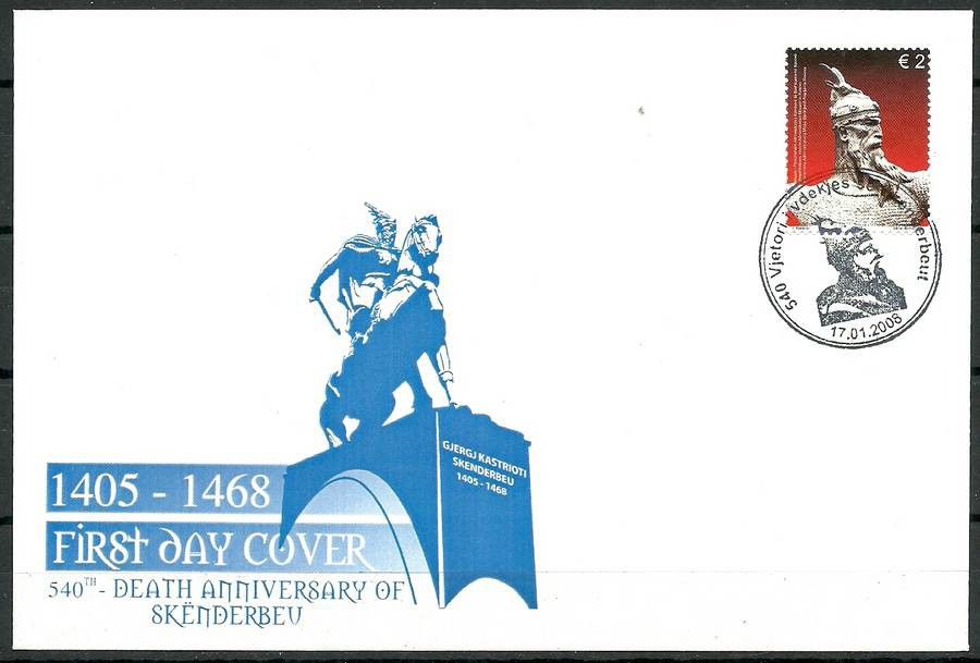 Znaczek Kosowo 2008 Mi 92 FDC