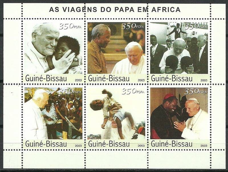 Znaczek Gwinea Bissau 2003 Mi ark 2614-2619 Czyste **