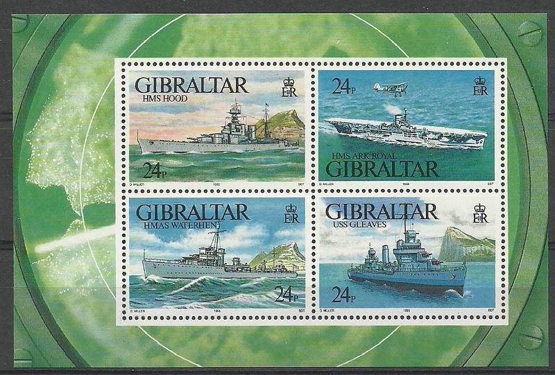 Znaczek Gibraltar 1993 Mi bl 18 Czyste **