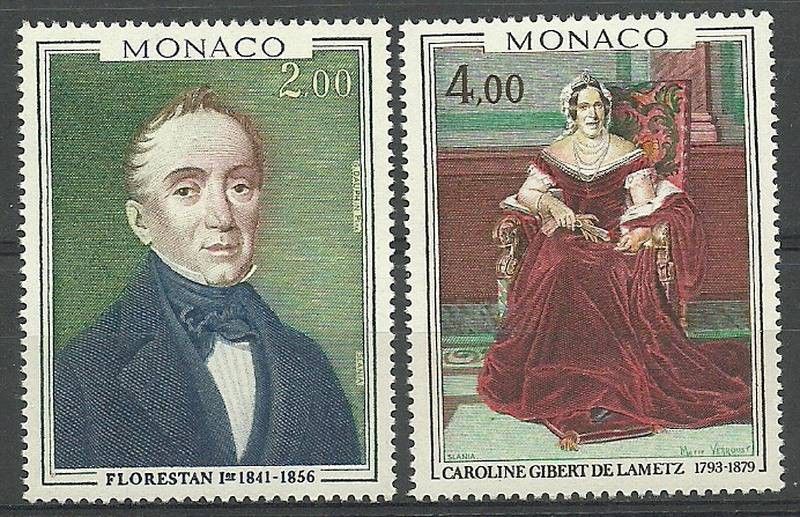 Znaczek Monako 1978 Mi 1356-1357 Czyste **