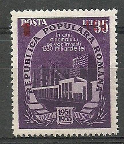 Znaczek Rumunia 1952 Mi 1362 Czyste **