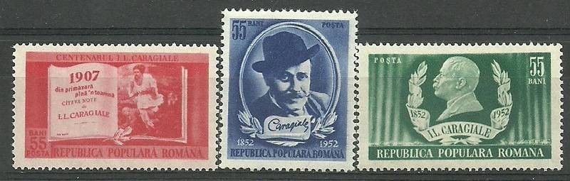 Znaczek Rumunia 1952 Mi 1386-1388 Czyste **