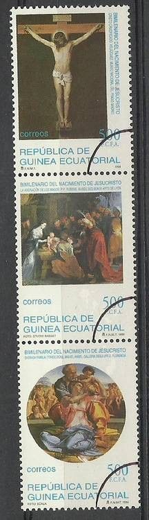 Znaczek Gwinea Równikowa 1999 Mi spe 1868-1870 Czyste **