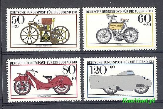 Znaczek Niemcy 1983 Mi 1168-1171 Czyste **