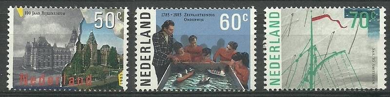 Znaczek Holandia 1985 Mi 1276-1278 Czyste **