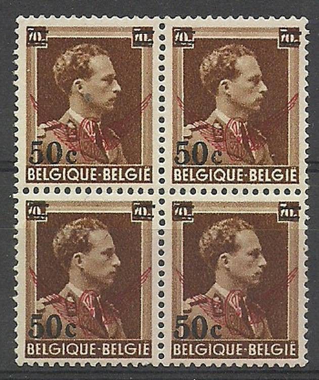 Znaczek Belgia 1942 Mi die 33 Stemplowane