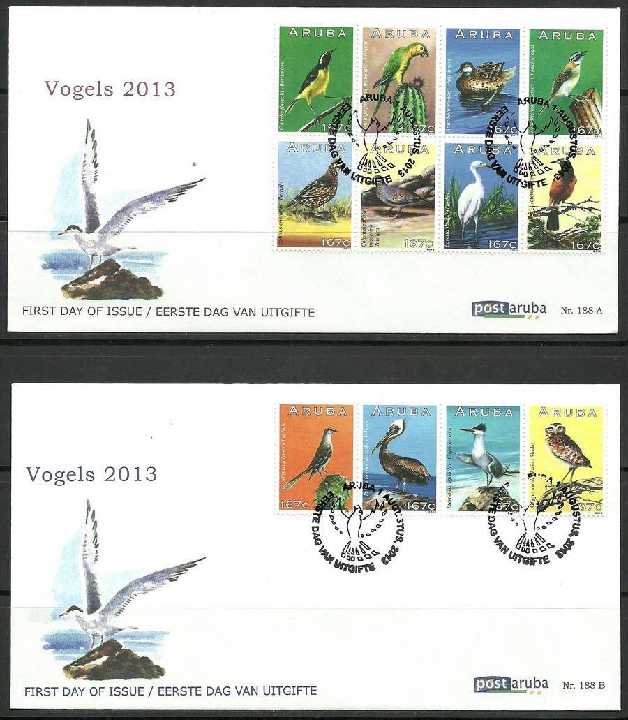 Znaczek Aruba 2013 Mi 739-750 FDC